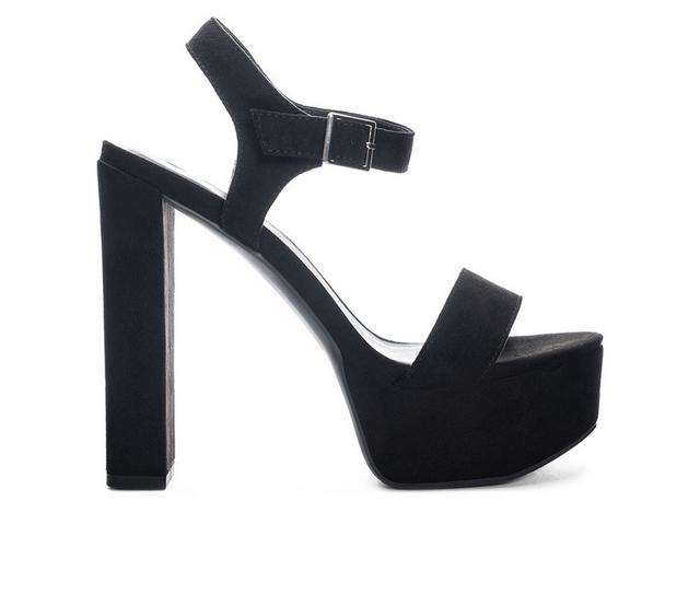 Women's Chinese Laundry Arnnie Platform Dress Sandals in Black color