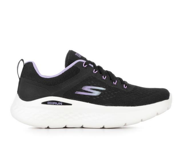 Women's Skechers Go 129423 Go Run Lite Running Shoes in Black/Lavender color