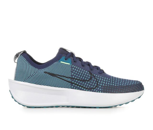 Men's Nike Interact Run Sneakers in Blu/Blk/Teal403 color