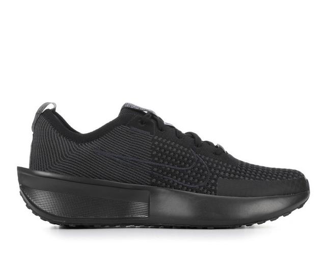 Men's Nike Interact Run Sneakers in Black/Grey 005 color