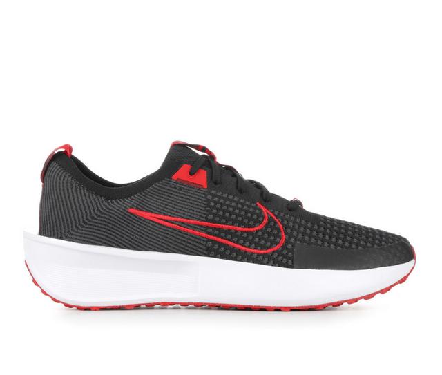 Men's Nike Interact Run Sneakers in Blk/Red 007 color