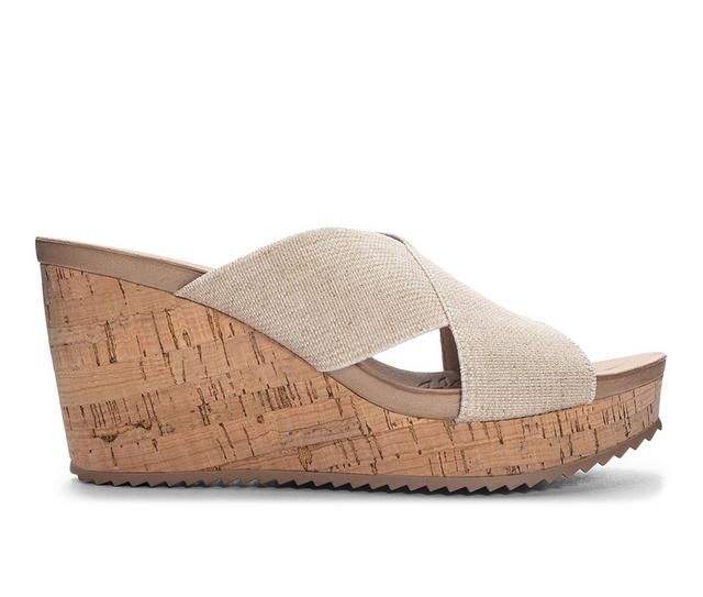 Women's CL By Laundry Kindling Wedge Sandals in Natural color