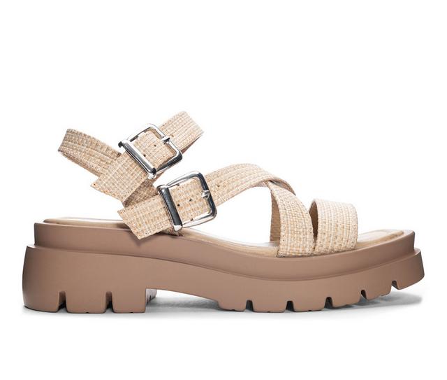 Women's Dirty Laundry Khan Sandals in Natural color