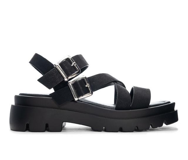 Women's Dirty Laundry Khan Sandals in Black color