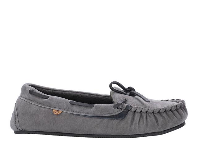 Women's Lamo Footwear Selena Moc Slip On Shoes in Grey color