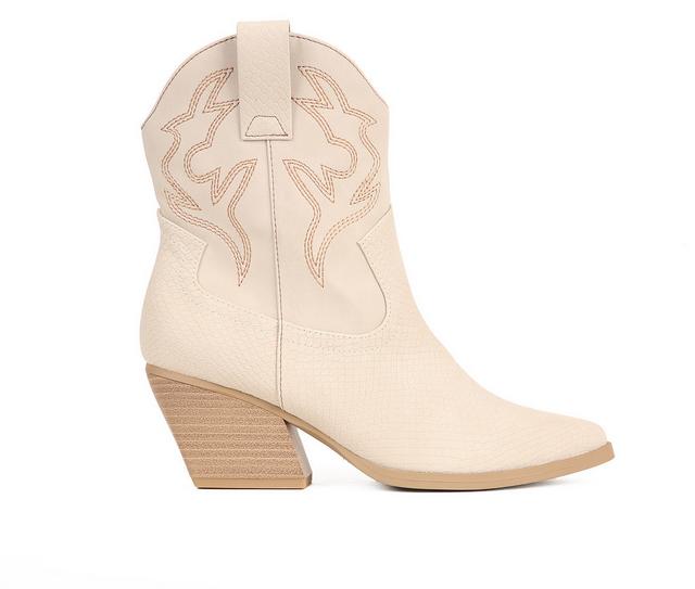 Women's Soda Blazing-S Western Boots in Nude Cobra color