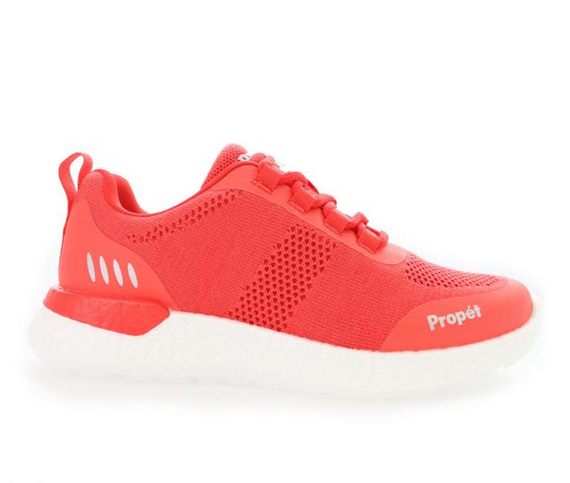 Women's Propet Propet B10 Usher Sneakers in Coral color