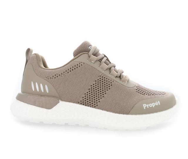 Women's Propet B10 Usher Sneakers in Taupe color