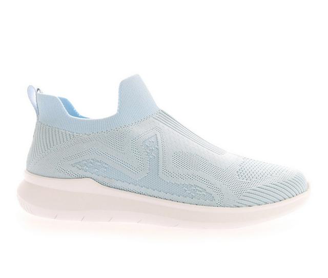 Women's Propet TravelBound Slip On Sneakers in Baby Blue color