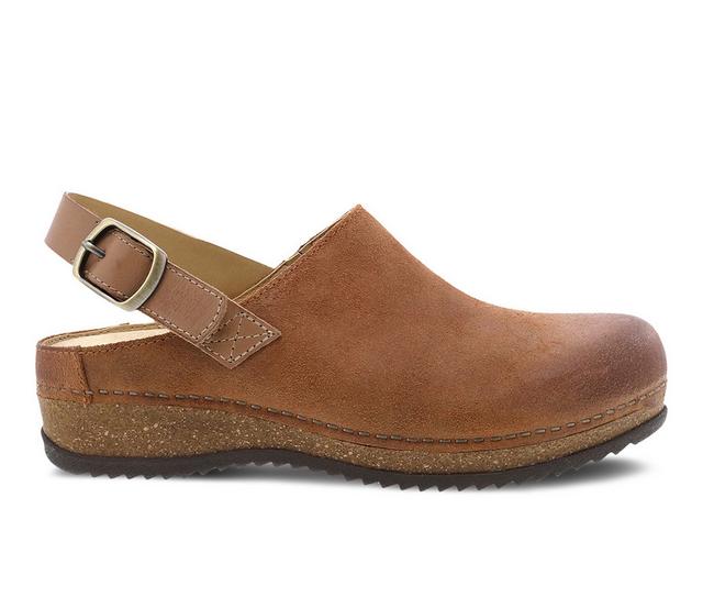 Women's Dansko Merrin in Tan Burnished color