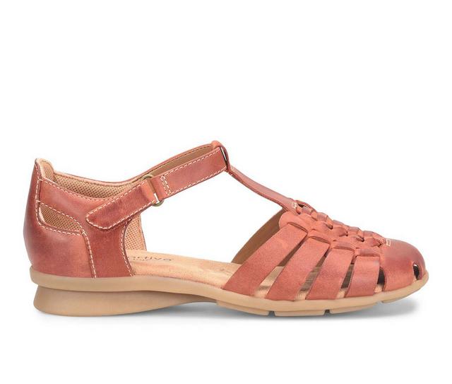 Women's Comfortiva Persa Fisherman Sandals in Rust color