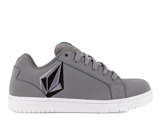 Men's Volcom Work Stone Ct EH Work Shoes in Grey/Black color