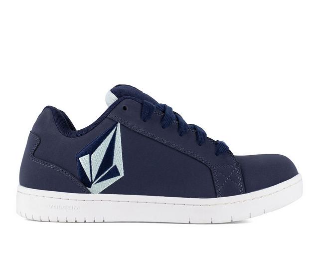 Men's Volcom Work Stone Ct EH Work Shoes in Blue/Navy color