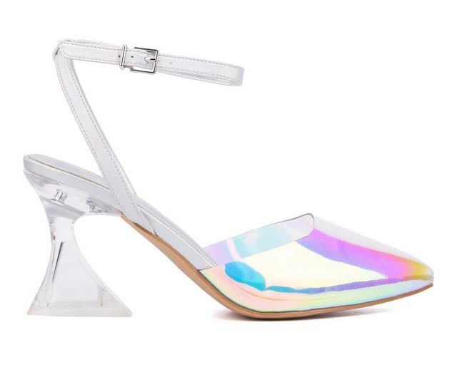 Women's Fashion to Figure Jacki Pumps in Clear W color
