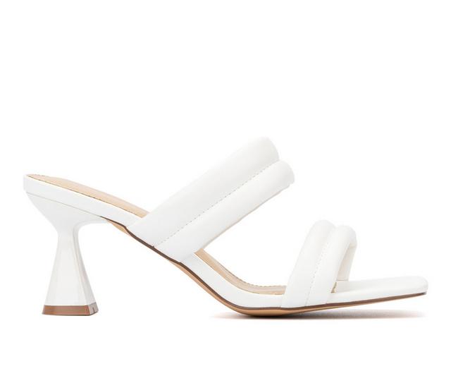 Women's Fashion to Figure Sophia Dress Sandals in White W color
