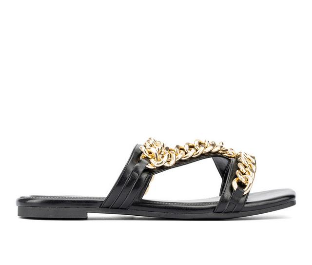 Women's Fashion to Figure Maeve Wide Width Sandals in Black W color
