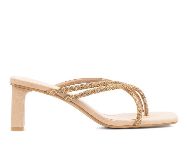 Women's Fashion to Figure Nikita Wide Width Dress Sandals in Nude W color