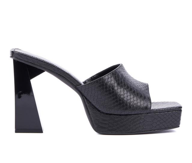 Women's Fashion to Figure Teresa Wide Width Dress Sandals in Black W color