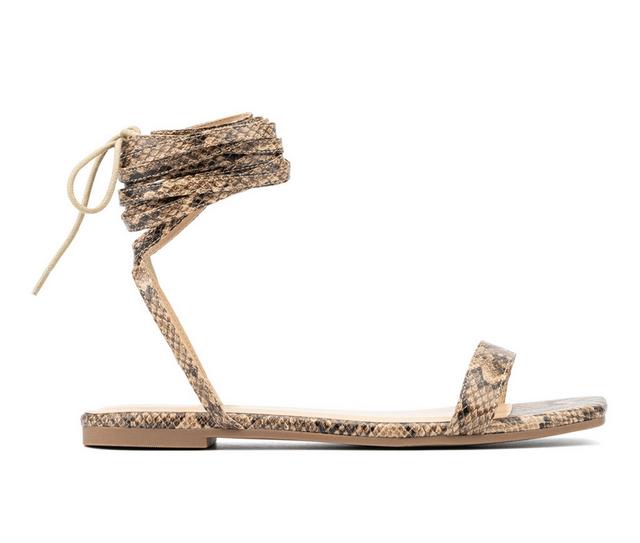 Women's Fashion to Figure Zelia Sandals in Tan W color