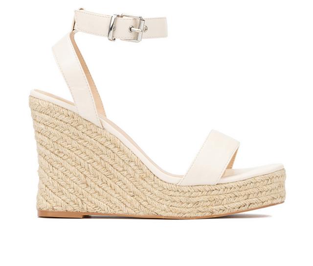 Women's Fashion to Figure Gale Wide Width Wedges in Bone W color