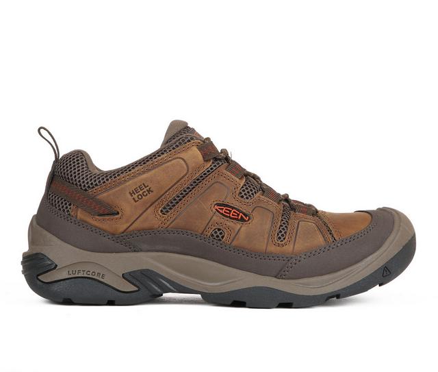 Men's Keen Outdoor Circadia Vent Hiking Boots in Bison/Pottrs color