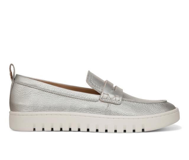 Women's Vionic Uptown Loafer in Silver color