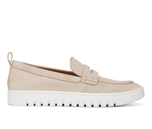 Women's Vionic Uptown Loafers in Gold color