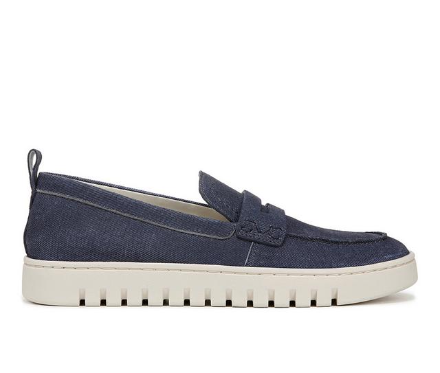 Women's Vionic Uptown Loafers in Dark Denim color