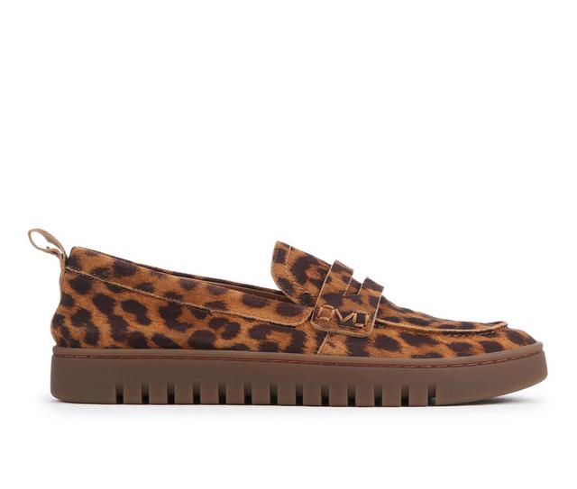 Women's Vionic Uptown Loafers in Leopard color