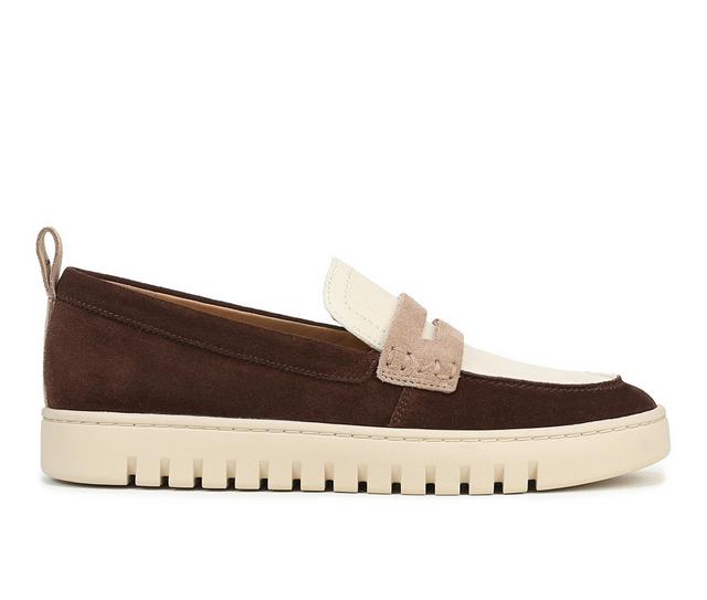 Women's Vionic Uptown Loafers in Swiss Chocolate color