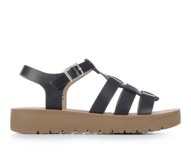 Women's Soda Easily-S Sandals in Black color