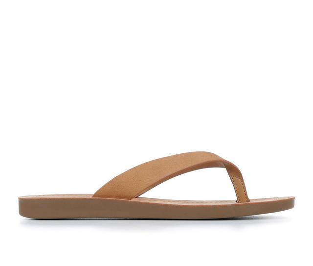 Soda Ella-S Flip-Flops in Tan color