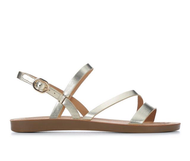 Soda Enfold-S Sandals in Gold color