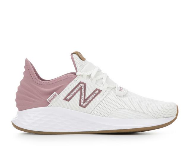 Women's New Balance Roav V1 Sneakers in Grey/Rose/Gum color