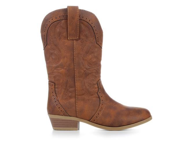 Girls' Sugar Little Kid & Big Kid Tammy Cowboy Cowboy Boots in Cognac color