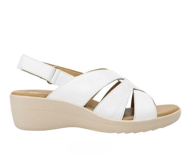 Women's Flexi Shoes Amapola1 Wedges in White color