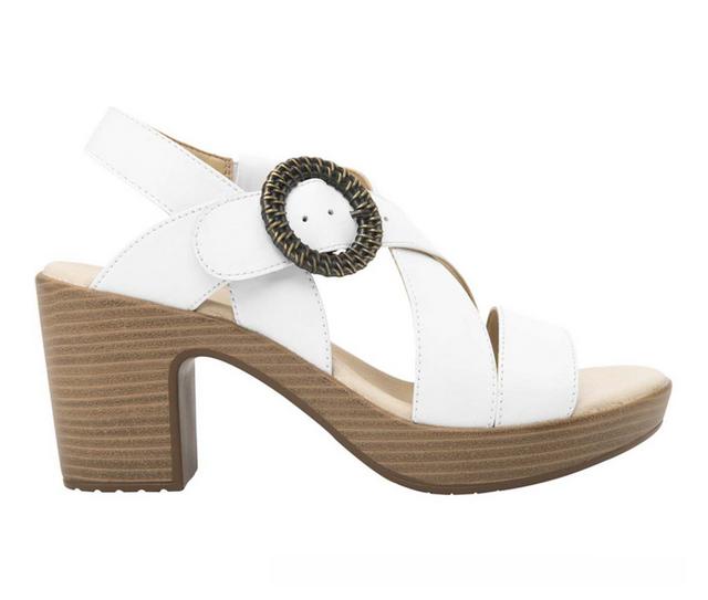 Women's Flexi Shoes Lory3 Dress Sandals in White color