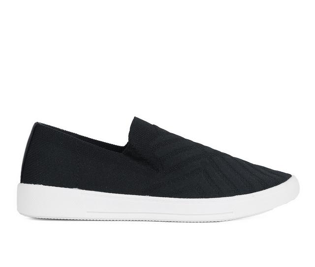 Women's White Mountain Until Slip On Shoes in Black color