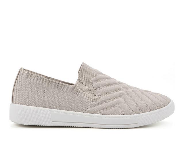 Women's White Mountain Until Slip On Shoes in Taupe color