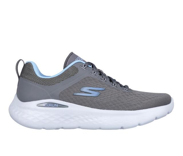 Women's Skechers Go 129423 GO RUN LITE Running Shoes in Gray/Blue color