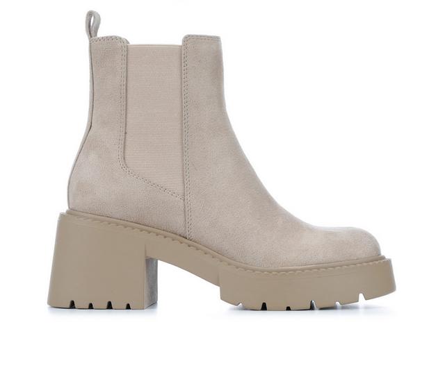 Women's Madden Girl Tianna Booties in Dark Taupe color