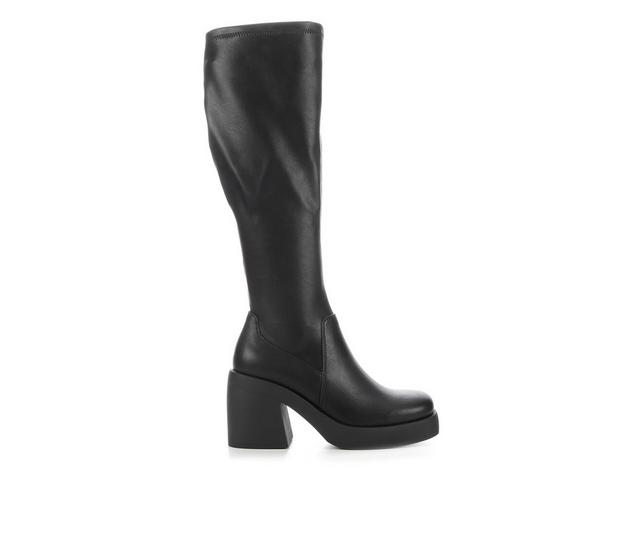 Women's Madden Girl Lax Knee High Boots in Black color