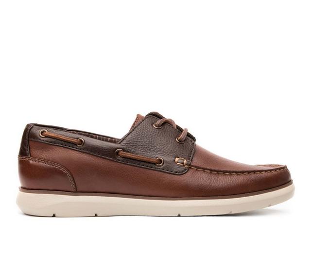 Men's Flexi Shoes Yaunde Boat Shoes in Tan color