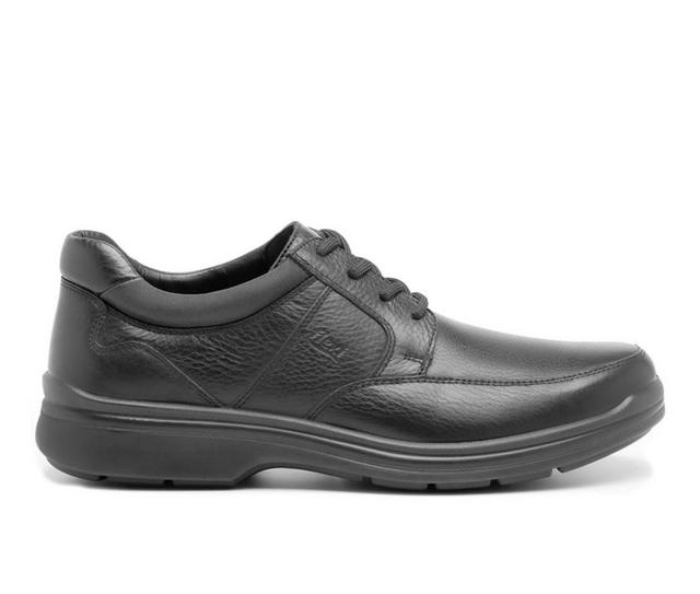 Men's Flexi Shoes Yacht Oxfords in Black color