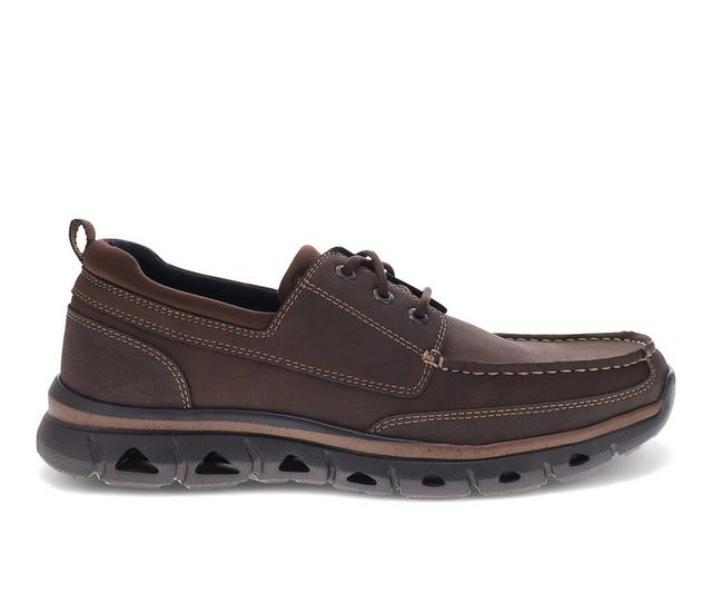 Men's Dockers Creston Casual Oxfords in Dark Brown color