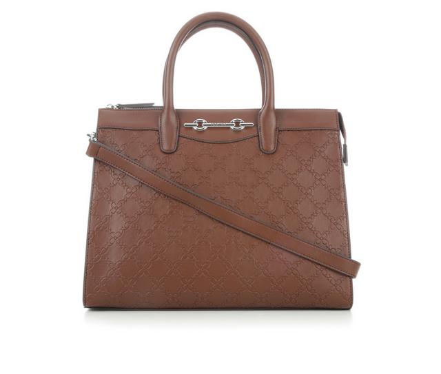 Nine West Ellena Carryall Handbag in Mahogany color