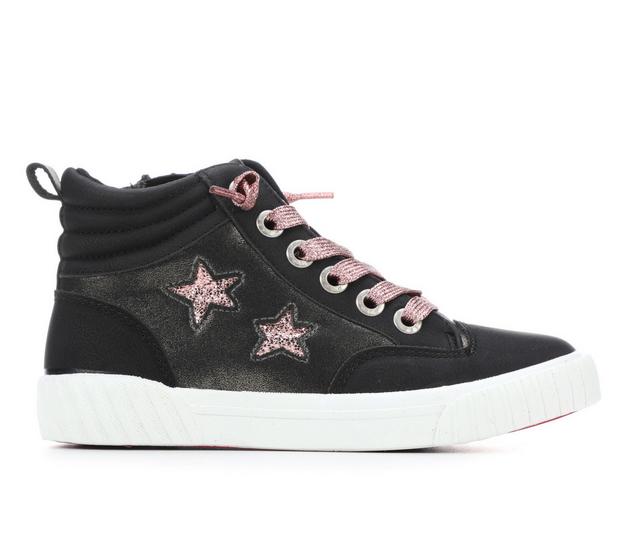 Girls' Blowfish Malibu Little Kid & Big Kid Wanderland High-Top Sneakers in Black/Pink color