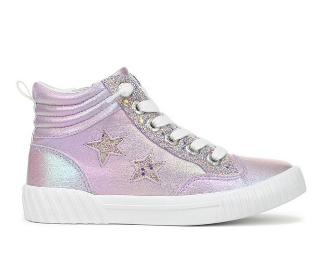 Girls' Blowfish Malibu Little Kid & Big Kid Wanderland High-Top Sneakers in Lavender color
