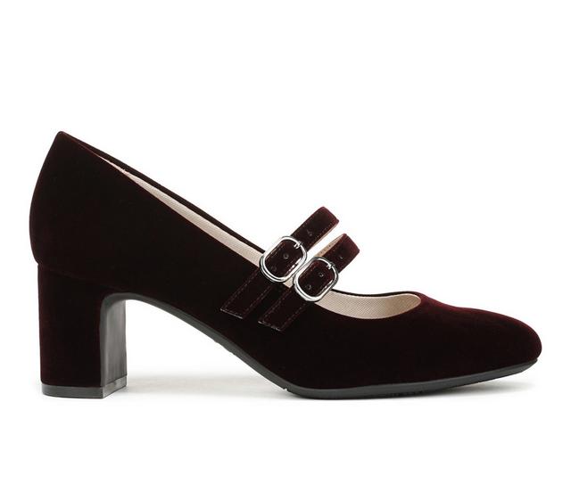 Women's LifeStride True Pumps in Choco Plum color