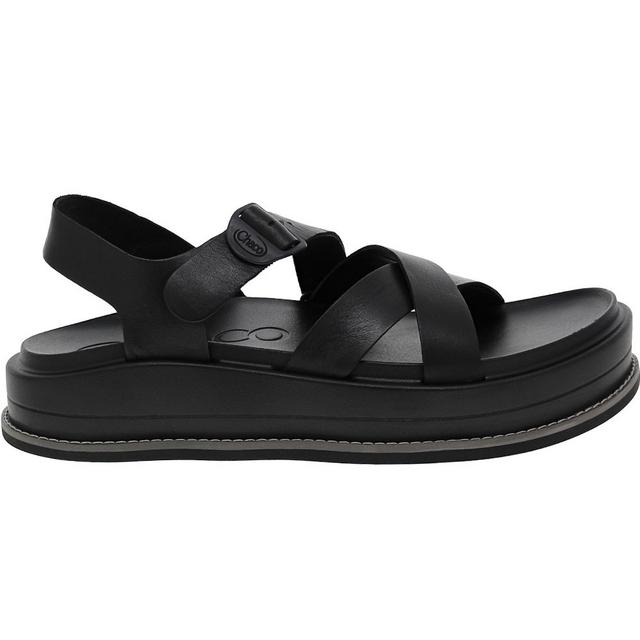 CHACO Townes Midform Sandals in Black color